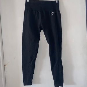 Gymshark Vital Seamless 2.0 Leggings|black marl|size medium